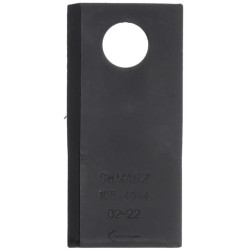 Zestaw noży kosiarki, prawych 12 szt. 105x49x4 mm