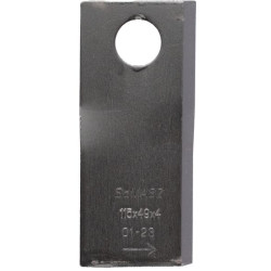 Zestaw noży kosiarki, lewych 12 szt. 115x49x4 mm