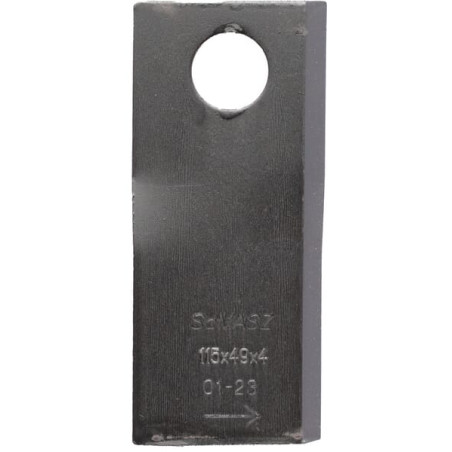 Zestaw noży kosiarki, lewych 12 szt. 115x49x4 mm
