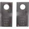 Zestaw noży kosiarki, 100x49x4 mm 6 lewych i 6 prawych