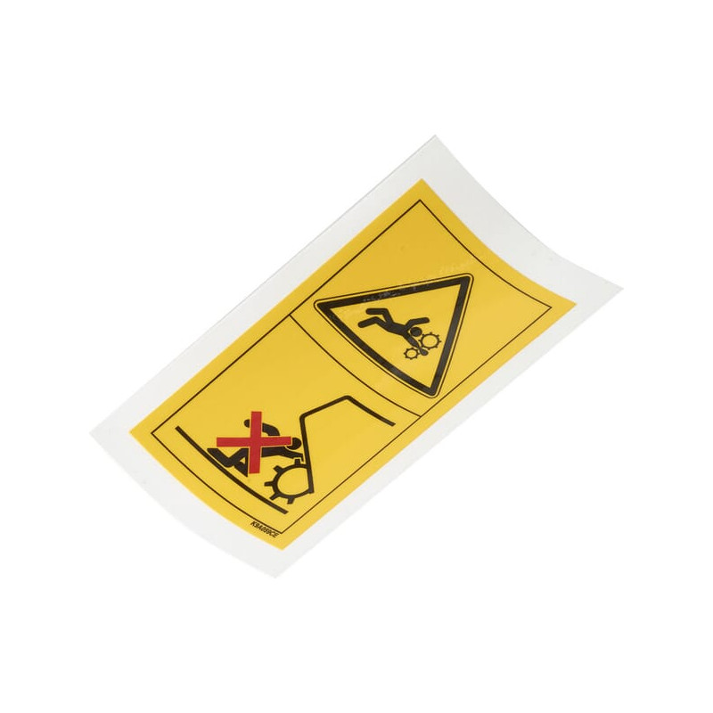Kuhn K9A059CE Piktogram niebezpieczeństwo wciągnięcia