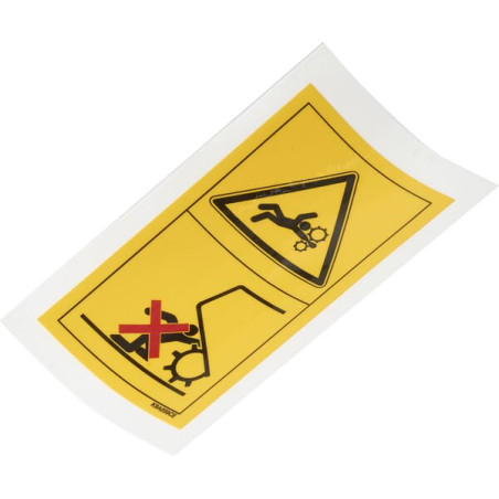 Kuhn K9A059CE Piktogram niebezpieczeństwo wciągnięcia