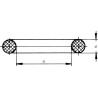 Pierścień uszczelniający o-ring 23.4x2 mm 75 Shore Viton 10 szt.