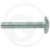 Wkręt M6x40mm Din 88107 z łbem grzybkowym poszerzanym kl.5.6 ocynk