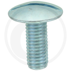 Wkręt M8x20mm Din 88107 z łbem grzybkowym poszerzanym kl.5.6 ocynk