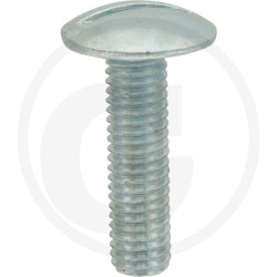 Wkręt M8x30mm Din 88107 z łbem grzybkowym poszerzanym kl.5.6 ocynk
