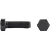 Śruba M6x30 kl.8.8, SW10 cały gwint, czarna (kg) M6x1,00x30