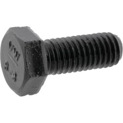 Śruba M8x20 kl.8.8, SW13 cały gwint, czarna (kg) M8x1,25x20