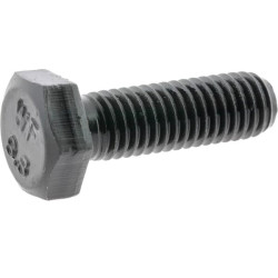 Śruba M8x25 kl.8.8, SW13 cały gwint, czarna (szt) M8x1,25x25