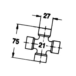 Krzyżak uniwersalny 4023-KR-044444