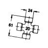 Krzyżak uniwersalny 4022-KR-044439