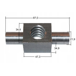 Nakrętka wrzeciona M20x6,00 trapezowa 