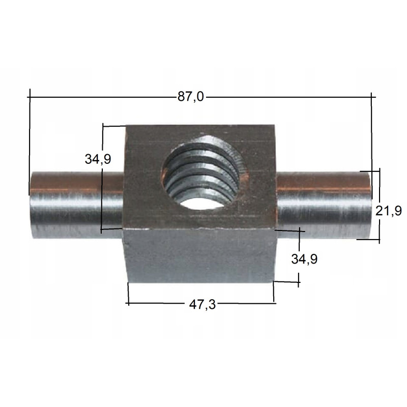 Nakrętka wrzeciona M20x6,00 trapezowa 