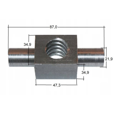 Nakrętka wrzeciona M20x6,00 trapezowa 