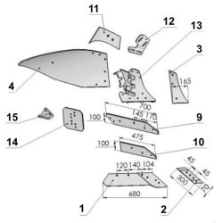 Pierś UNIA korpus XXL , XXL, 1067910020