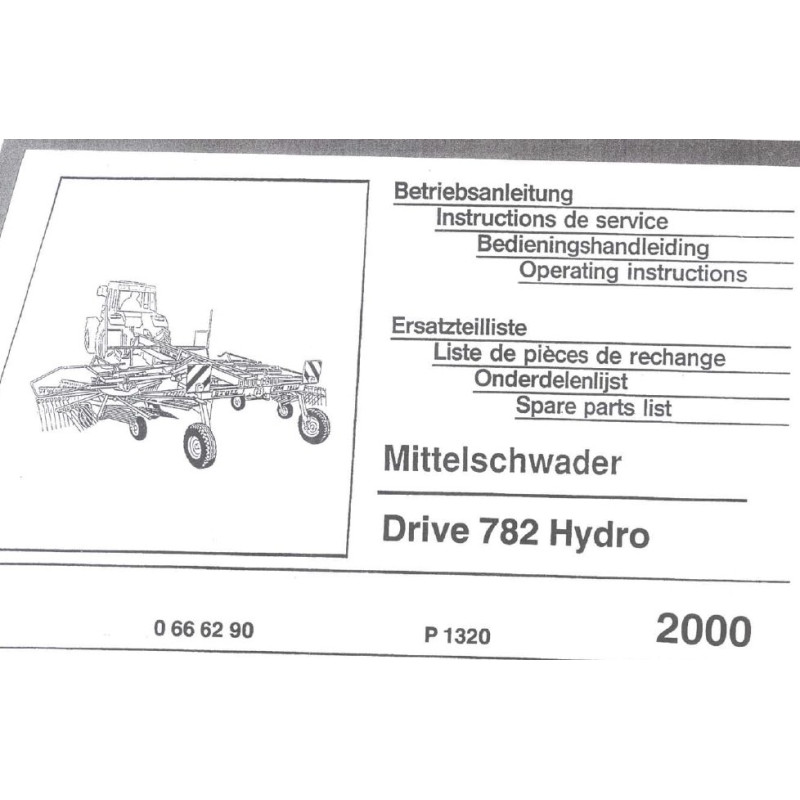  Katalog części Drive 782 Hydro