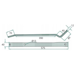 Ramię do palców CondiMaster 5221 DEUTZ-FAHR 8716106917525