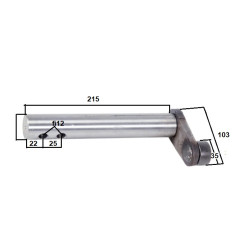Ramię sterujące przekładni K-792.410 (11-ramion centralna), fi35mm L-215mm Comer 5700037409702