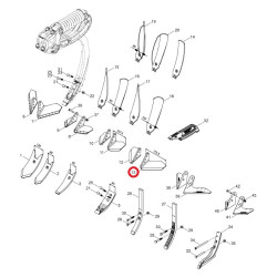 Horsch 00311328 Podcinacz lewy szeroka lewy Horsch 00311328