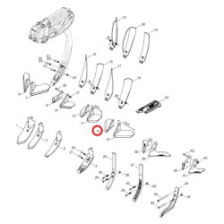 Horsch 00311329 Podcinacz prawy szeroka Horsch 00311329