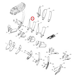 Horsch 00311352 Ścinacz listwowy, prawy wąski, standard 80 mm