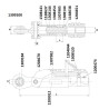 Stabilizator ASST-B 350mm +/- 40, fi25,4/51 M30 typ nowy Walterscheid 8435194023191