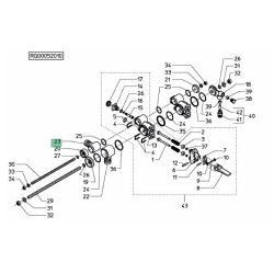 Rau-Tulejka obrotowa RG00039826 Kverneland / Rau 9000039826009