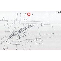 (1) Pas 3HB4475LA, 3B176", Continental