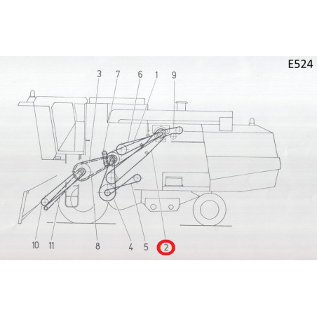(2) Pas 3HB5000La Gates 1824417