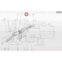 (6) Pas 2HB3530La, B136", Optibelt