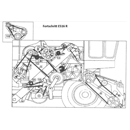 (4) Pas 3HB4060Lw,  Optibelt