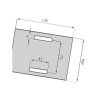 Zgarniak 100x135mm Lely