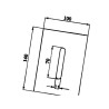 Zgarniak 100x138mm Lely
