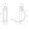 Zawleczka rurkowa ocynk 11,5x65mm Rübig, Rubig 12x75