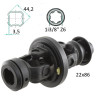  Przegub szerokokątny S4, 1i3/8” Z6 Profil wew. 44,2x3,5 4T serii S4 SFT-22x86