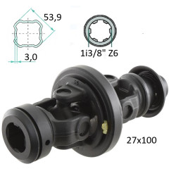  Przegub szerokokątny S6, 1i3/8” Z6 Profil zew. 53,9x3,0 4T serii S6 SFT-27x100