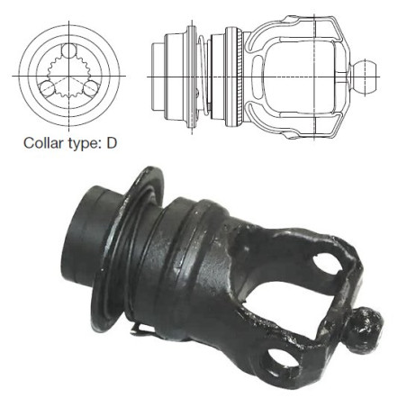 Widłak szerokokątny S9 RT-D 1i3/4" Z6 - 30,2x122