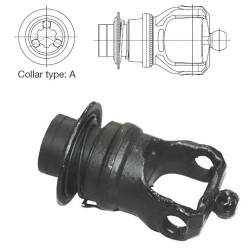 5730L0384 Widłak 4 szerokokątny RT, 1 3/8” Z6 do krzyżaka 30,2x106 - S8/H8 Bondioli & Pavesi