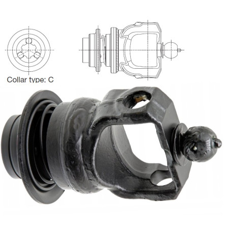 Widłak 1 szerokokątny 50° S9/H9 RT-C 1i3/8” Z6 - 34,9x112