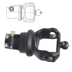 5190L0352 Widłak 1 szerokokątny 50° śruba zaciskowa 1 3/8” Z6 do krzyżaka 30,2x106 S8/H8 Bondioli & Pavesi