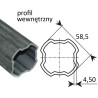 122383000R06 Rura wew. 3000mm D2= 58,50 T2= 4,50 - H8/S9 Bondioli & Pavesi