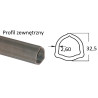 B&P 125033000R06 Rura trójkątna zew. 32,5x2,60 - G1/-1, 3m STD. Bondioli Pavesi