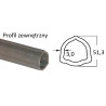 B&P 125101000R06 Rura trójkątna zew. 51,5x3,00 - G5/-5, 1m STD. Bondioli Pavesi