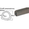 Rura trójkątna wew. 36,6x4,3 - G4 1m, B&P Rilsan
