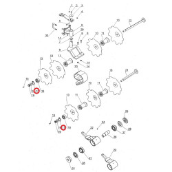 Podkłada zabezpieczająca SW47 7202302005 Kongskilde 7202302005