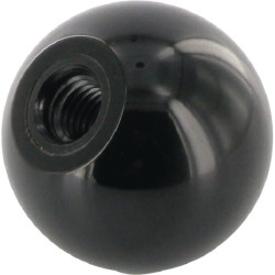 Gałka kulista czarna fi50, M16 met. Kramp 8719607149600
