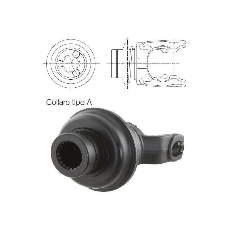 B&P 5720H3855 Widłak RT-A 1i3/4"Z20- 30,2x91,4 G7 Bondioli Pavesi