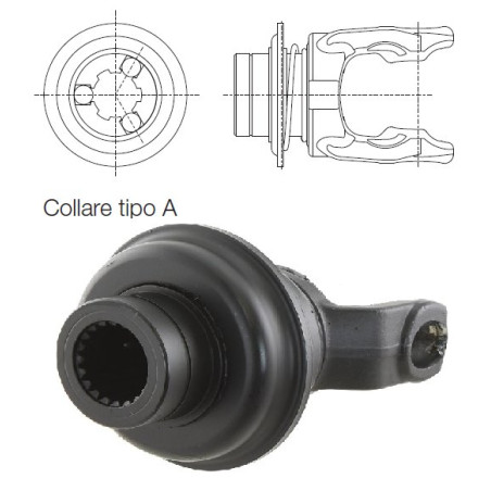 B&P 5720H3855 Widłak RT-A 1i3/4"Z20- 30,2x91,4 G7 Bondioli Pavesi
