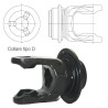 B&P 5720M0351 Widłak RT-D 1i3/8"Z6- 34,9x106,0 G9 Bondioli Pavesi