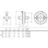 Piasta szerokokątna centrująca fi 175mm G5/G7/S6/6  SFT-27x100